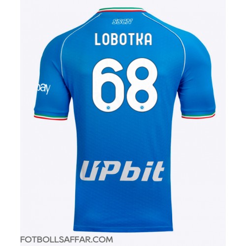 SSC Napoli Stanislav Lobotka #68 Hemmatröja 2023-24 Kortärmad